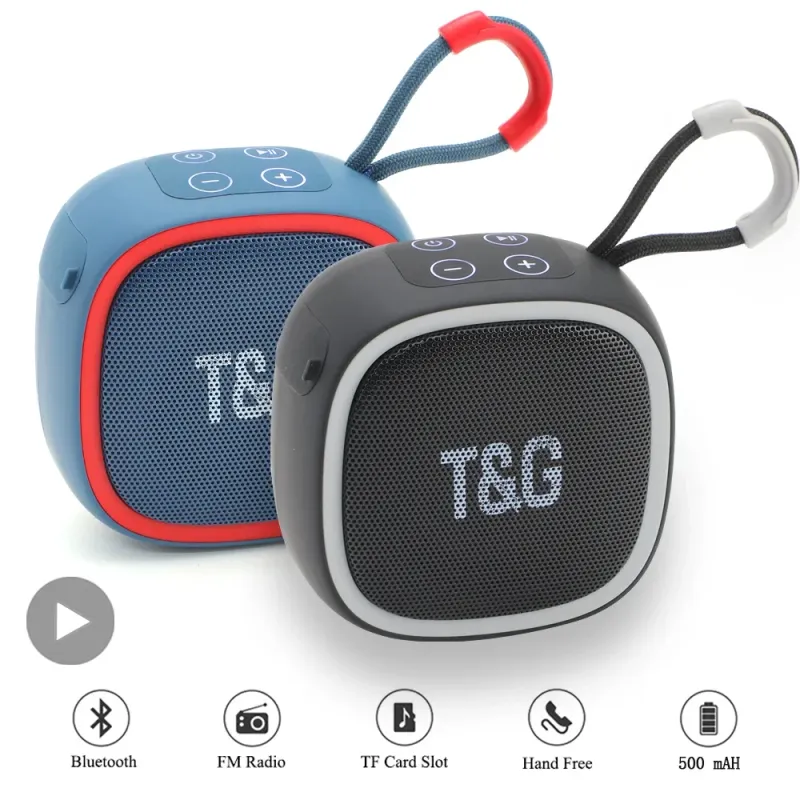 Портативная Bluetooth-колонка FM-радио, водонепроницаемая 1