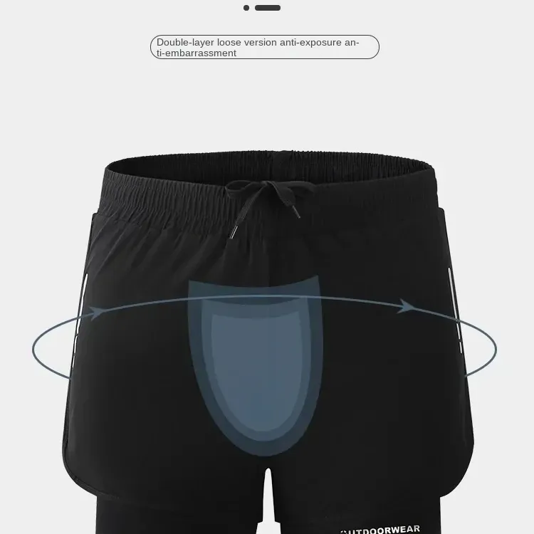 Men's Aloe 2-Layer Swim Shorts 1