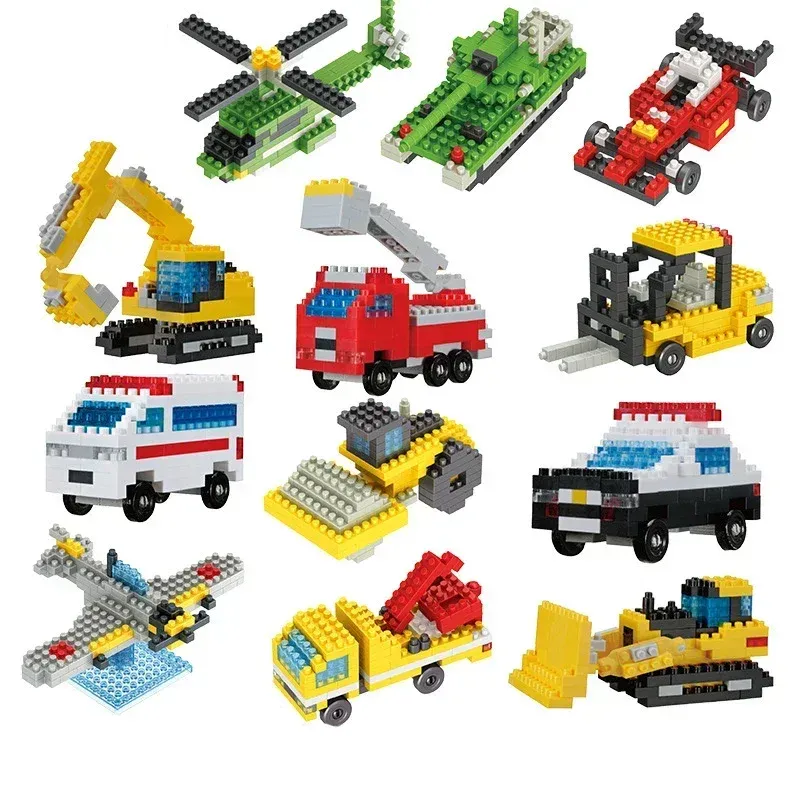 Mini Vehicle Building Blocks Set 2