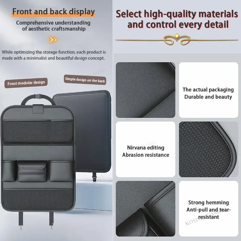 Car Seat Organizer with Tablet Holder 5