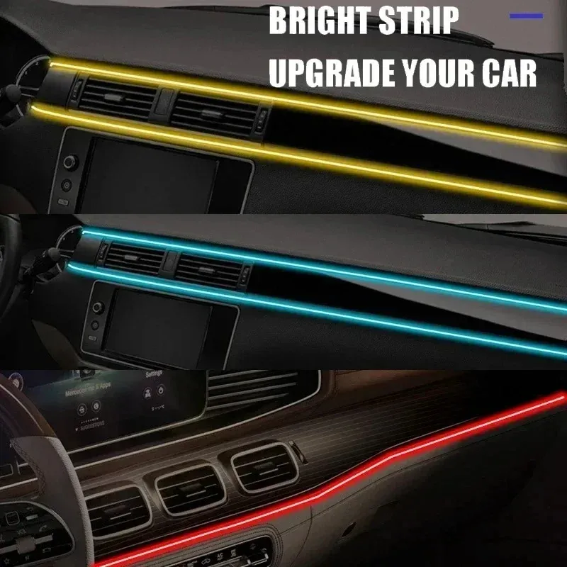 RGB Car Interior LED Light Strip 5M 3