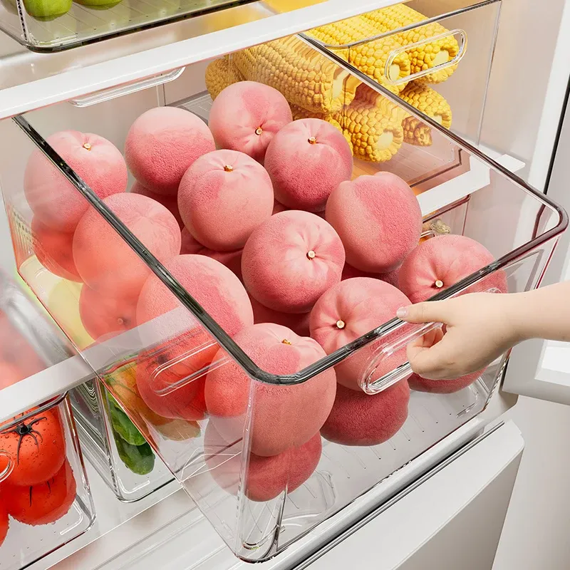 Stackable Fridge Organizer Bins 2