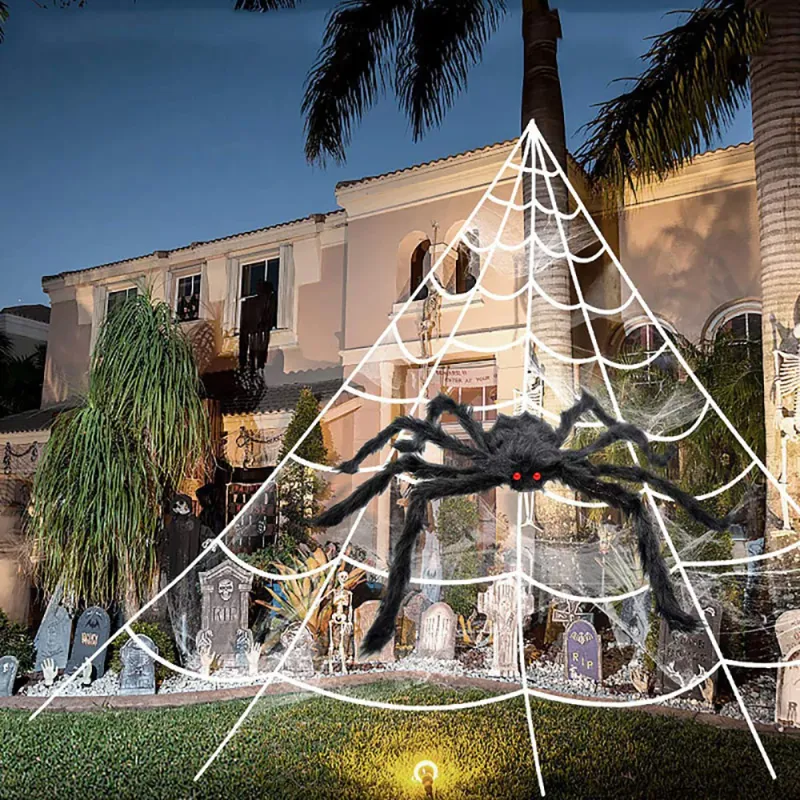 Halloween Triangle Spider Web 5m 2