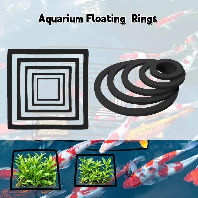 Aquarium Floating Plant Ring Foam Barrier 1
