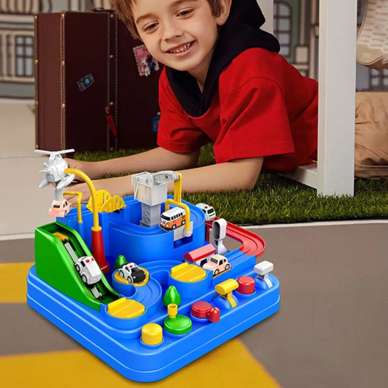 City Rescue Car Race Track Playset 4
