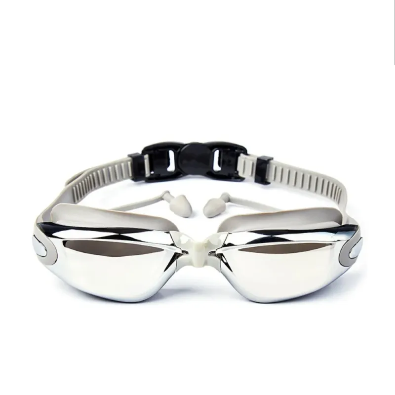 Anti-Fog Swim Goggles with Earplugs 1