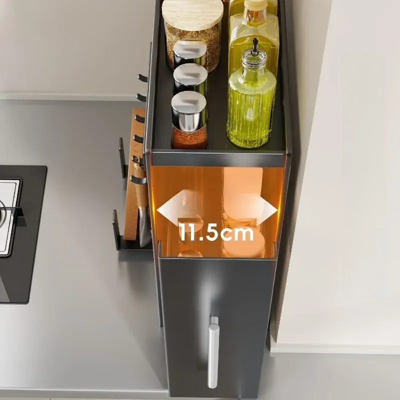 Narrow Pull Out Spice Rack Organizer 2
