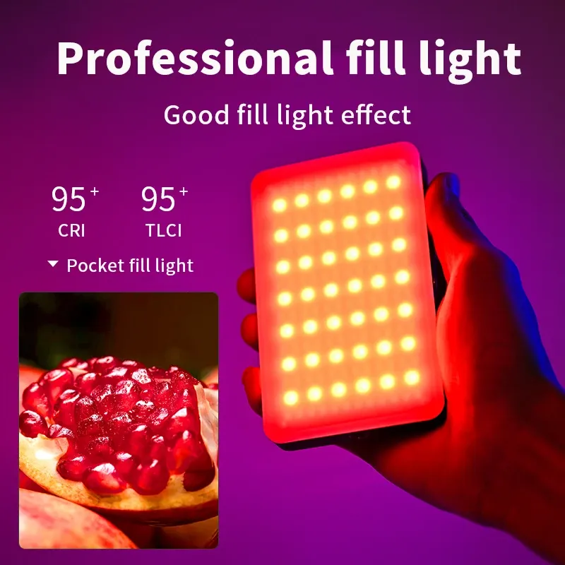 RGB Portable LED Video Light Panel 4