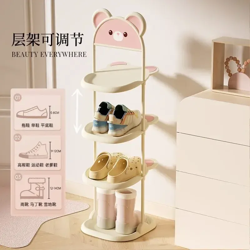 Wall-Mounted Kids Shoe Rack 3