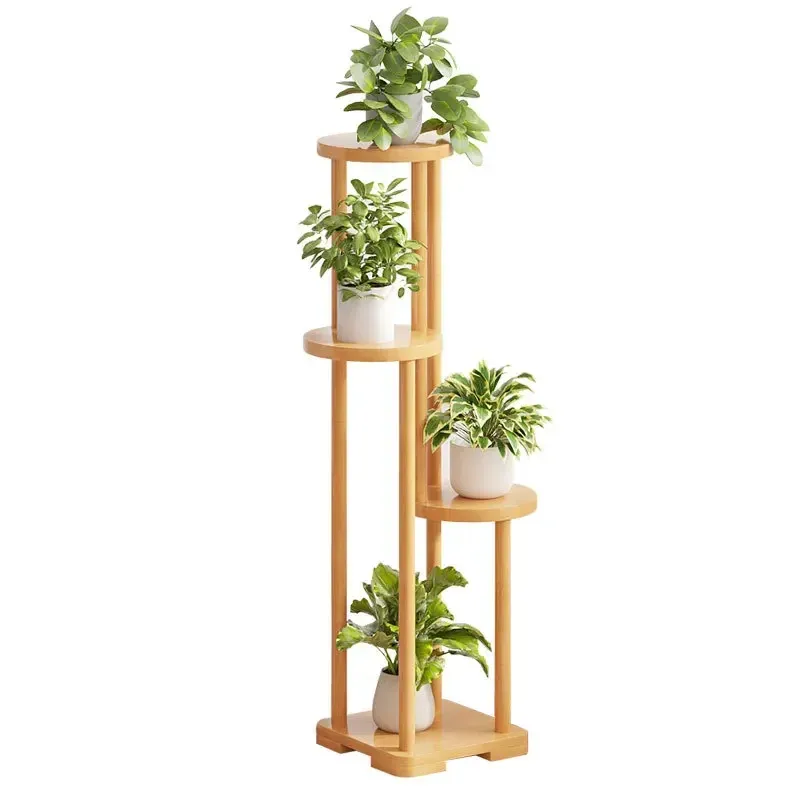 Bamboo Plant Stand Rack 1