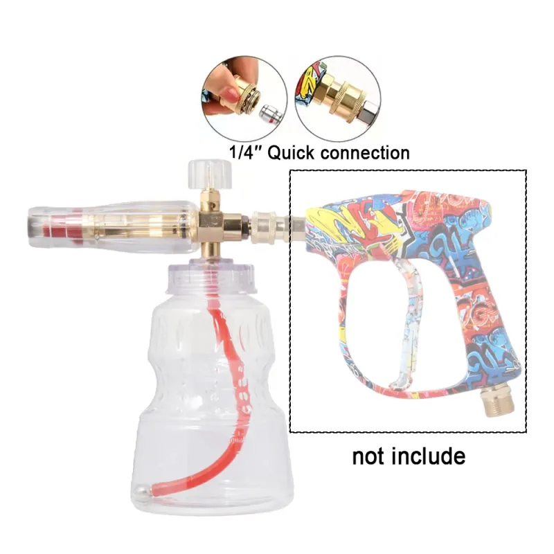 Aluminum Snow Foam Cannon 1/4" Quick Connect 5