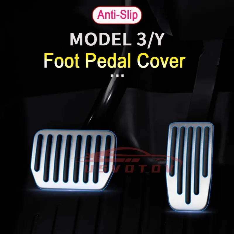 Tesla Model 3/Y Aluminum Pedal Covers 4