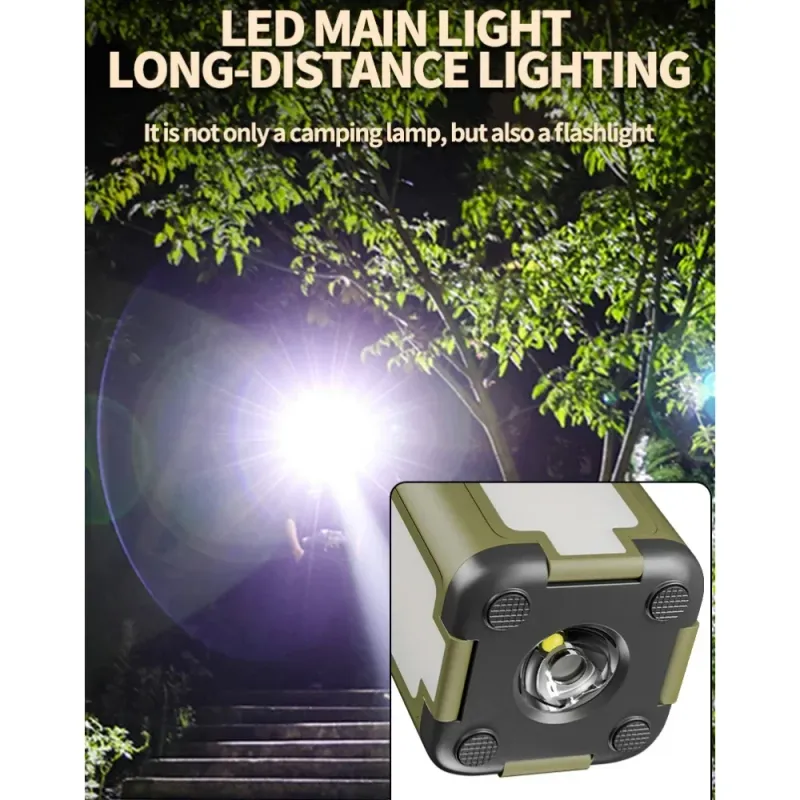 Solar Camping Light with Power Bank 3