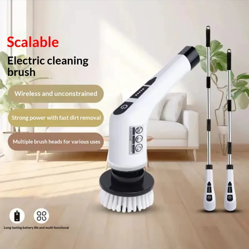 Cordless Spin Scrubber Electric Cleaning Brush 5