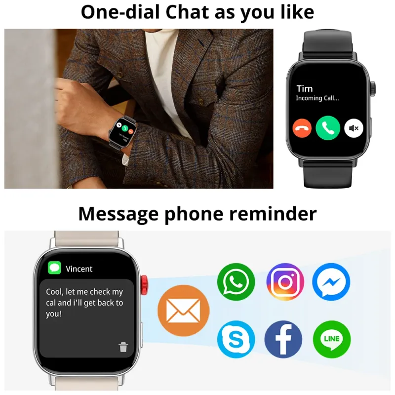 COLMI C8 Max Smart Watch with Voice Calling 5