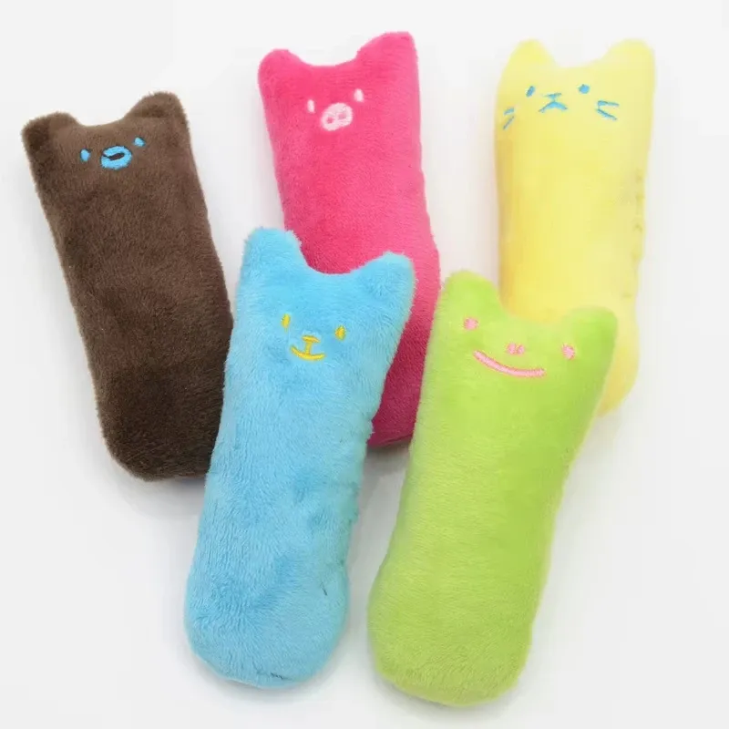 Teeth Grinding Catnip Plush Cat Toy 4