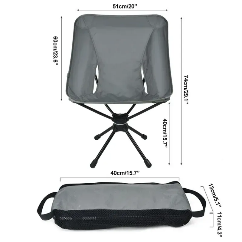 Detachable Swivel Camping Chair 6