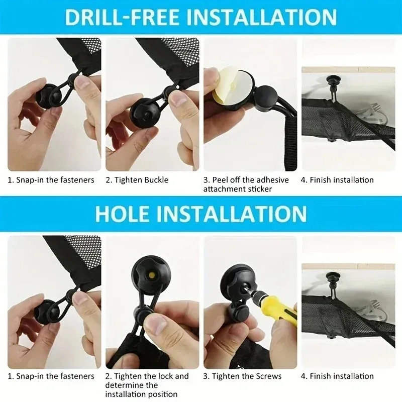 Under Desk Cable Management Net 6