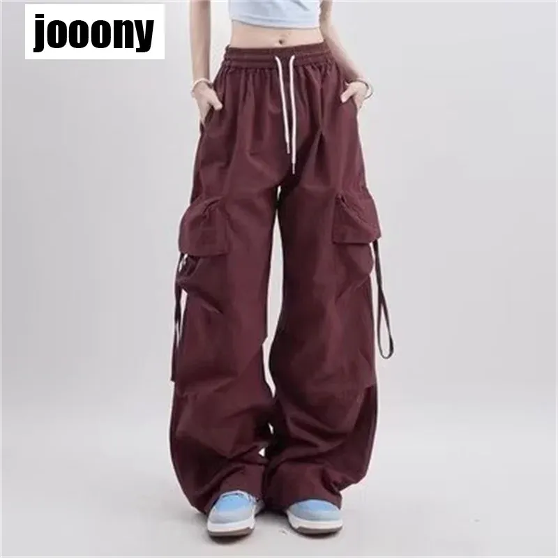 Harajuku Retro Baggy Straight Trousers 3