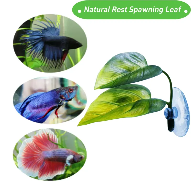 Betta Fish Leaf Hammock Decor 2