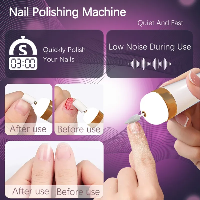 Portable Professional Nail Drill Machine 6