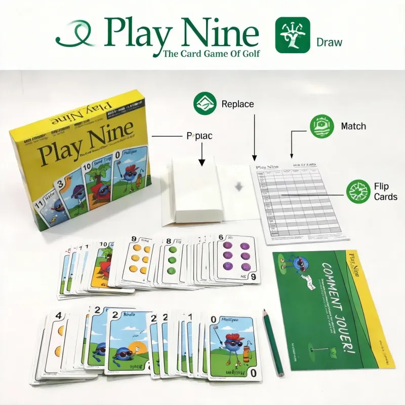 Play Nine Golf Card Game 5