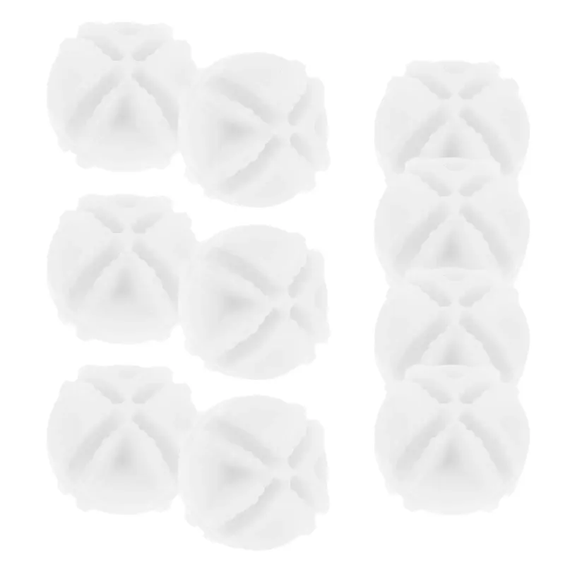 White Rotating Wire Cube Connectors 10Pcs 1