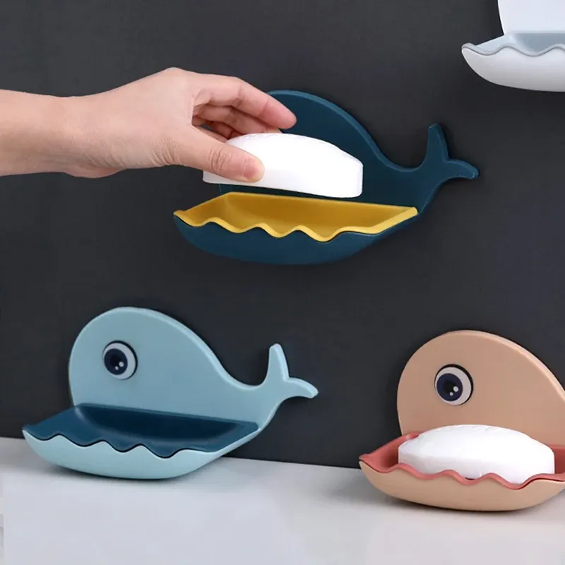 Double-Layer Cartoon Soap Dish Holder 4