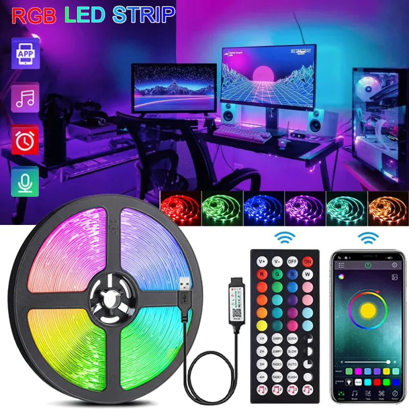 RGB LED Strip Lights with Music Sync 1