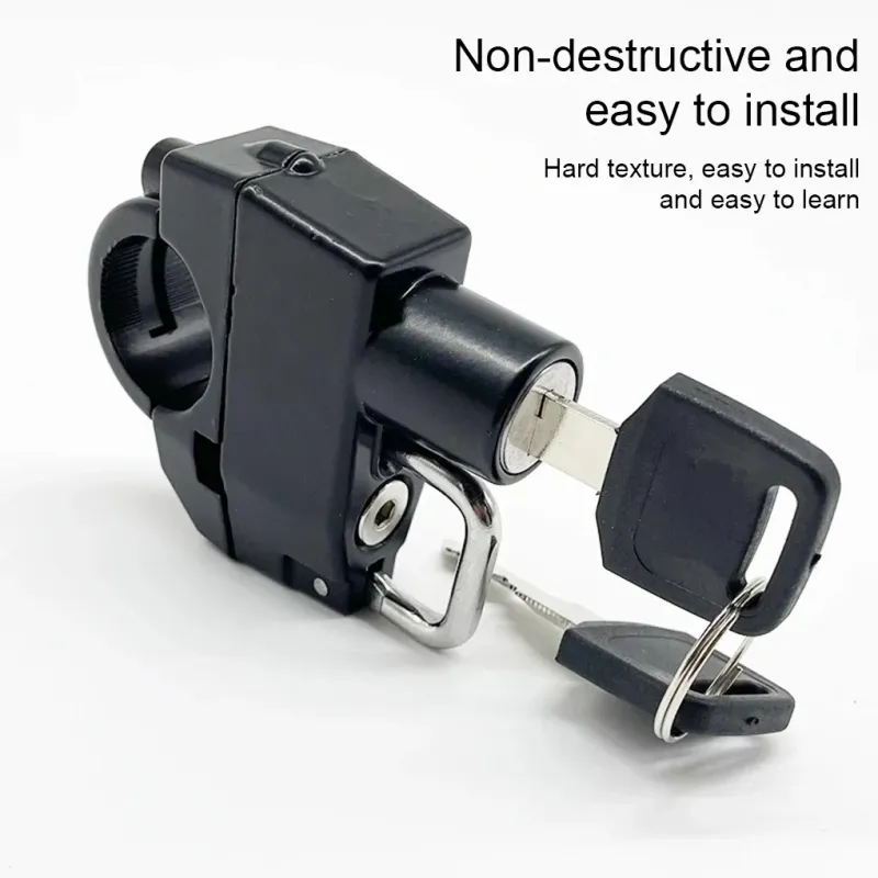 Anti-Theft Motorcycle Helmet Lock 5