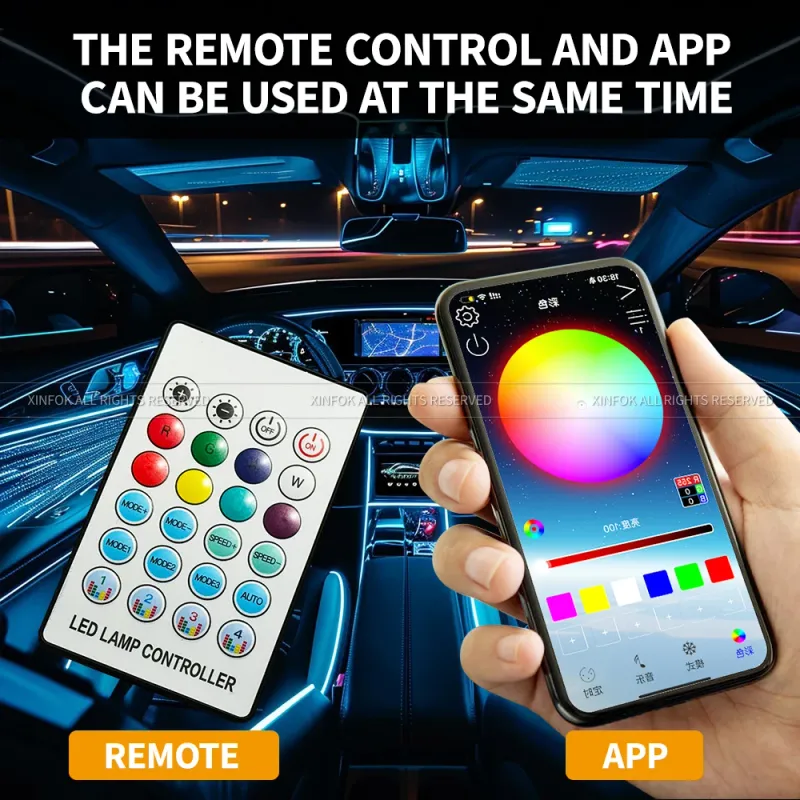 110cm APP Control Car Ambient Lights 6