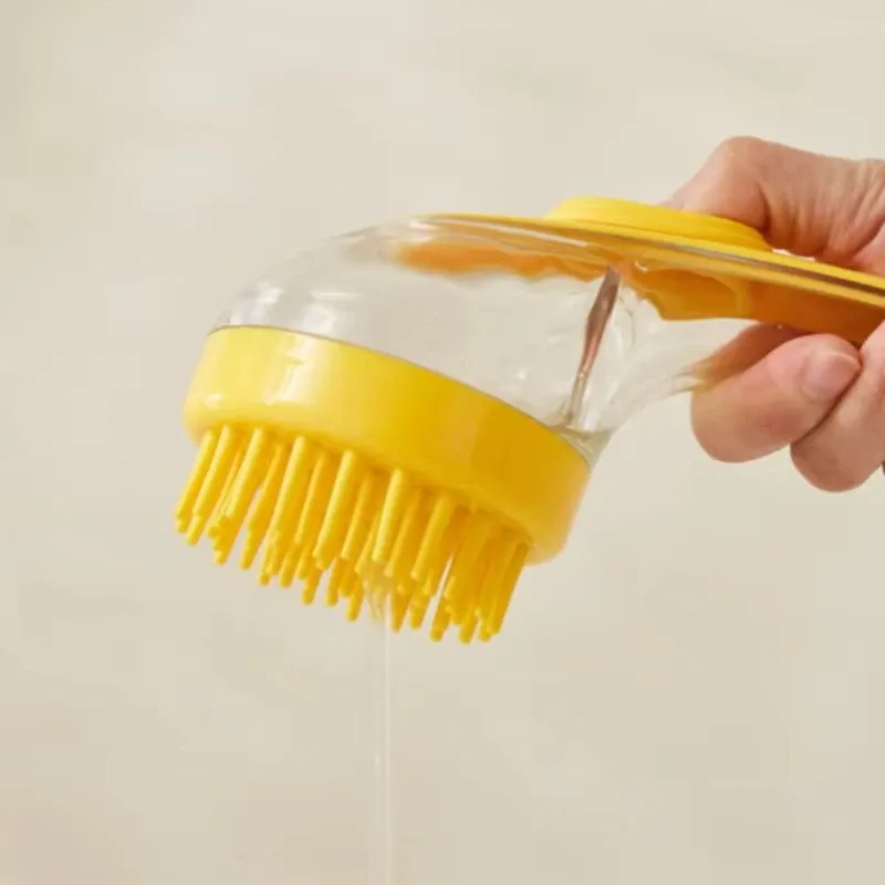 Soft Silicone Pet Bath Brush 5