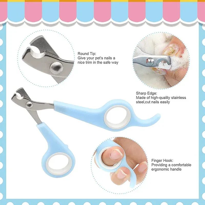 Rabbit Grooming Kit with Brush & Nail Clipper 4