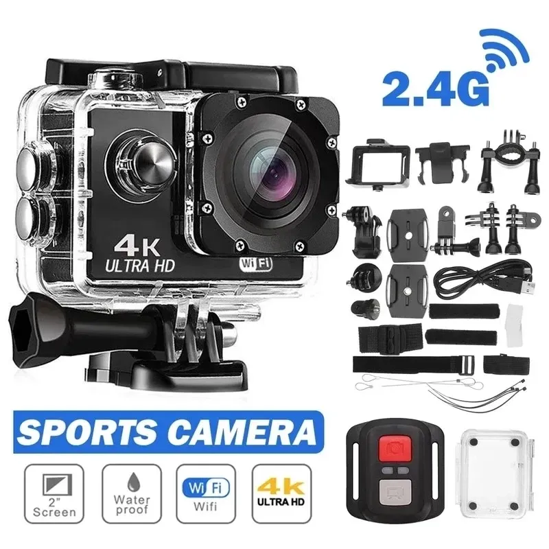 4K Action Camera with WiFi & Waterproof Case 1