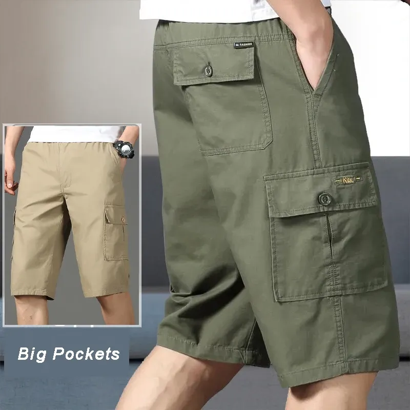 Men's Cargo Shorts with Zipper Pockets 6