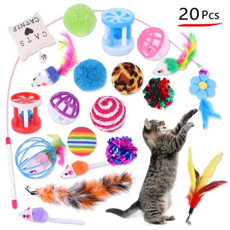 DualPet 20pc Kitten Cat Toy Set 1