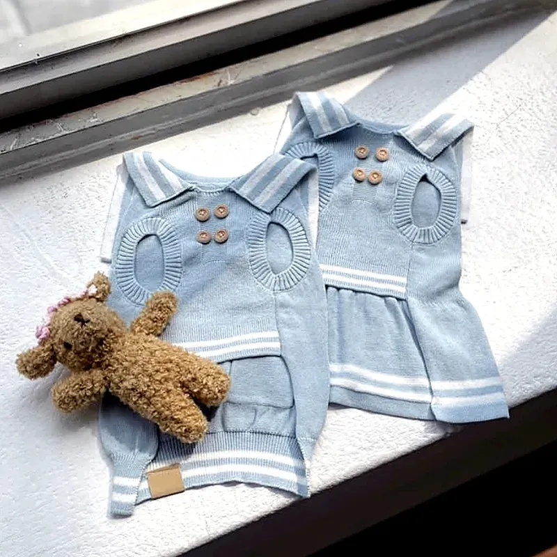 Teddy Bear Knitted Dog Sweater 2