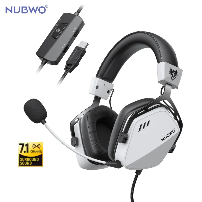 NUBWO USB Gaming Headset with 7.1 Surround 1