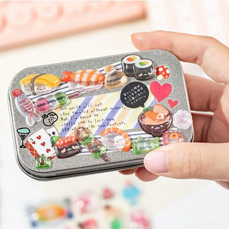 3D Puff Food Stickers for Kids 6
