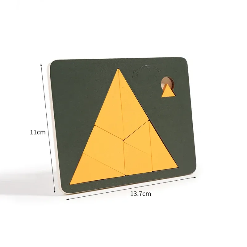 Wooden Geometric Brain Teaser Puzzle 5