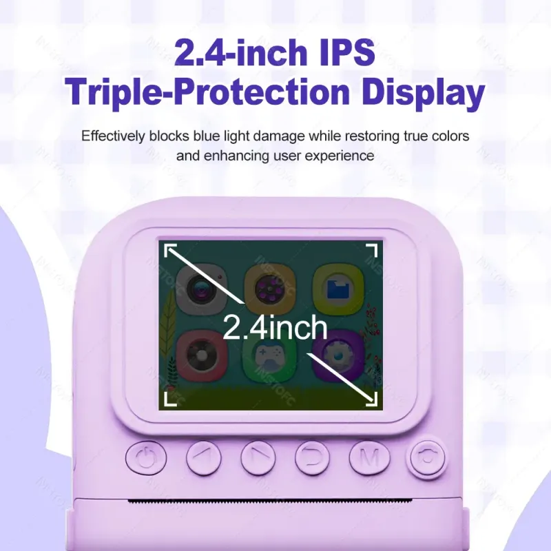 Kids Instant Camera Color Print 1080P 5