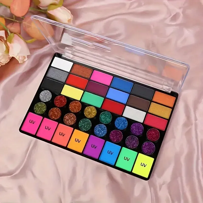 42 Color Neon Face & Body Paint Set 5