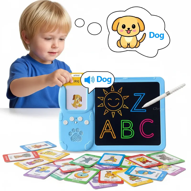 Talking Flash Cards & LCD Writing Tablet 2
