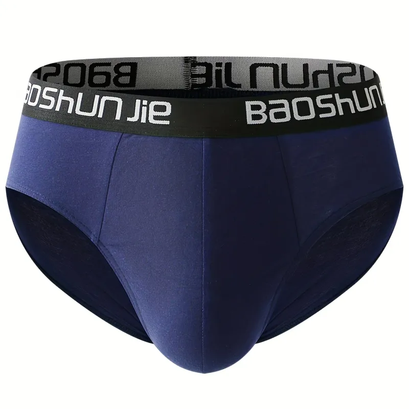 Men's Pure Cotton Briefs 5-Pack 4