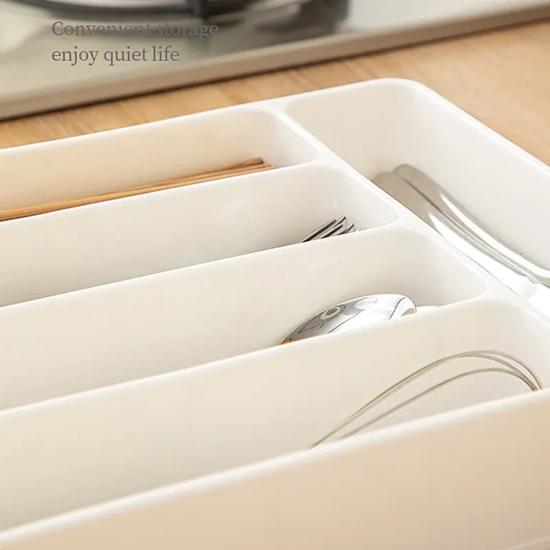 Cutlery Organizer Drawer Tray 6