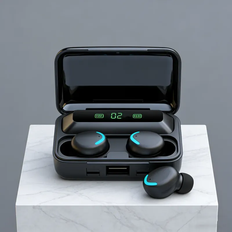 TWS Wireless Earphones with LED Display 1