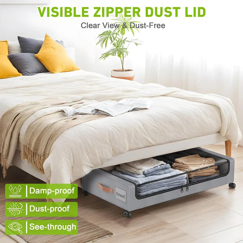Under Bed Storage Container with Wheels 3