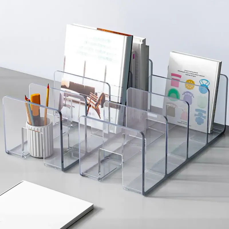 Clear Purse Organizer 4-Section Shelf Divider 3