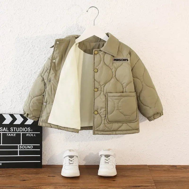 Kids Winter Velvet Cotton Coat 2