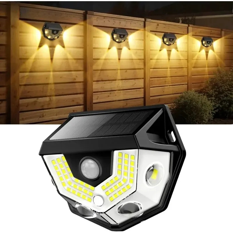 Solar Motion Sensor Wall Lights 1